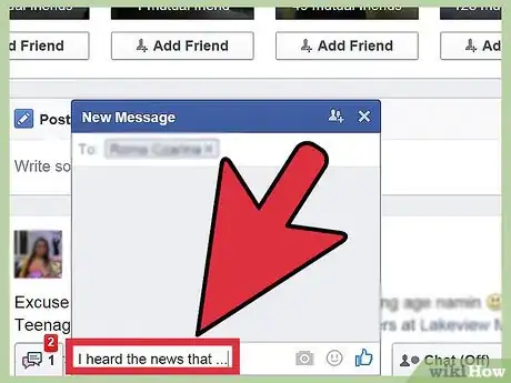 Imagen titulada Start a Conversation with a Girl on Facebook Step 8