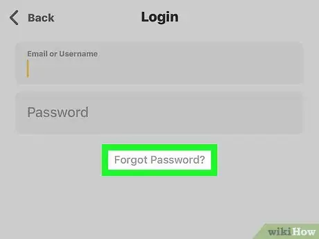 Imagen titulada Reset Password on Houseparty on iPhone or iPad Step 7