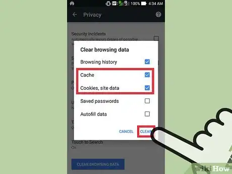 Imagen titulada Clear Your Browser's Cache on an Android Step 14