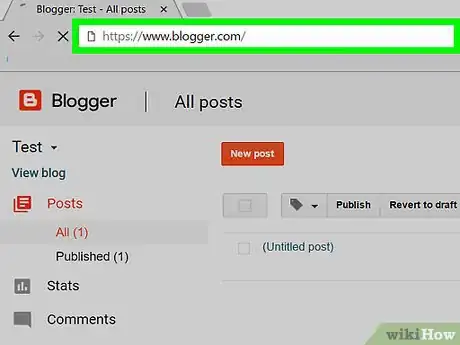 Imagen titulada Put AdSense Ads on a Blogger Blog Step 1