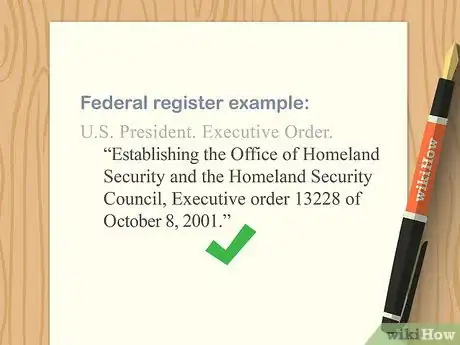 Imagen titulada Cite Executive Orders Step 14