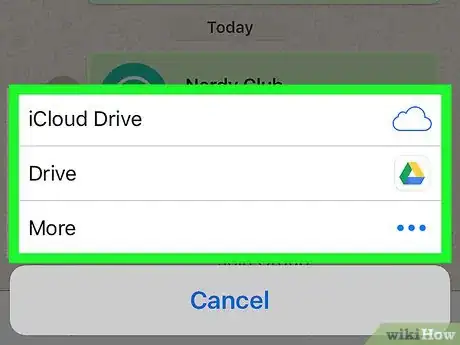 Imagen titulada Transfer Files on WhatsApp on iPhone or iPad Step 7