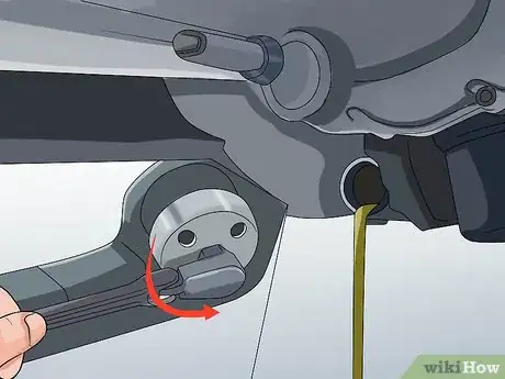 Imagen titulada Change the Oil and Oil Filter on a Motorcycle Step 3