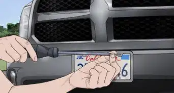 instalar una placa de matrícula delantera