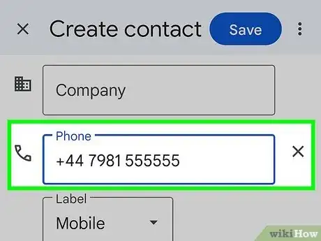 Imagen titulada Add Someone from Another Country on WhatsApp on Android Step 5
