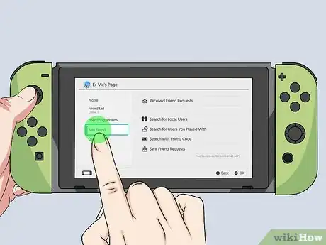 Imagen titulada Invite Friends on the Nintendo Switch Step 9