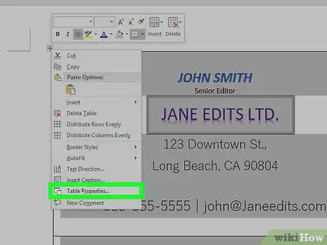 Imagen titulada Make Business Cards in Microsoft Word Step 24