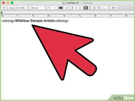 Imagen titulada Create Bold Text With HTML Step 1