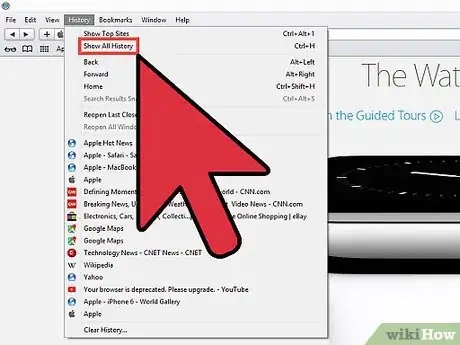 Imagen titulada Clear History in Safari Step 6
