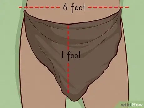 Imagen titulada Put on a Loincloth Step 1