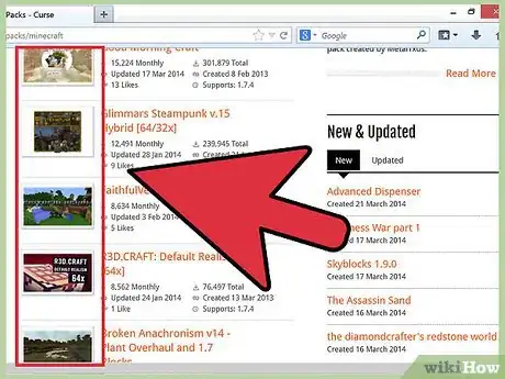 Imagen titulada Download a Texture Pack in Minecraft Step 2