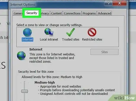 Imagen titulada Enable JavaScript in Internet Explorer Step 3