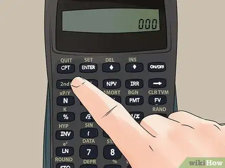 Imagen titulada Set Decimal Places on a TI BA II Plus Calculator Step 2