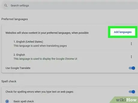 Imagen titulada Change the Default Language in Google Chrome Step 11