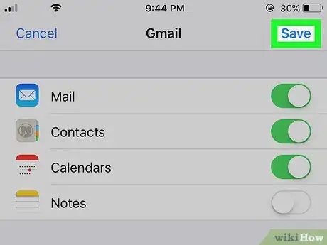 Imagen titulada Add a Google Account on iPhone or iPad Step 8