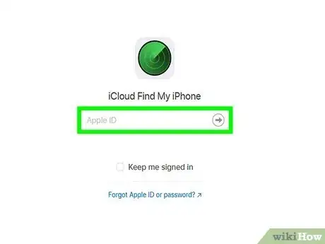 Imagen titulada Access Find My iPhone from a Computer Step 2