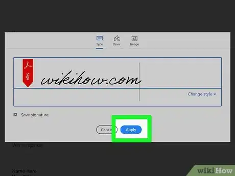 Imagen titulada Digitally Sign PDF Documents Step 8