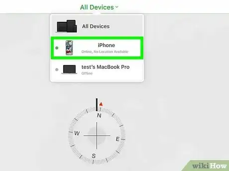 Imagen titulada Access Find My iPhone from a Computer Step 3