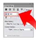 ceñir un texto en InDesign