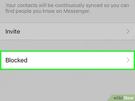 Imagen titulada Unblock Someone on Facebook Messenger Step 4