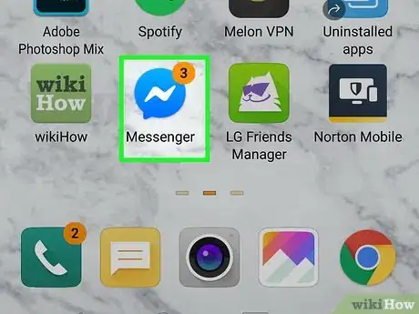 Imagen titulada Remove SMS from Messenger Step 1