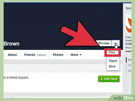 Imagen titulada Poke a Friend on Facebook Step 4