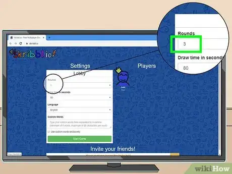 Imagen titulada Create a Private Room in Skribbl.io Step 9