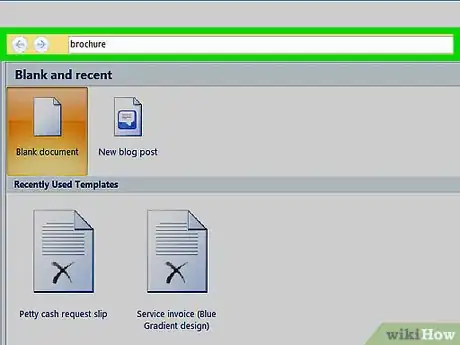 Imagen titulada Make Brochures on Microsoft Word Step 2