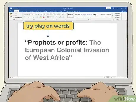 Imagen titulada Find a Catchy Title for Your Paper_Essay Step 10