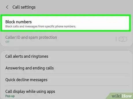 Imagen titulada Block Unknown Numbers on Android Step 9
