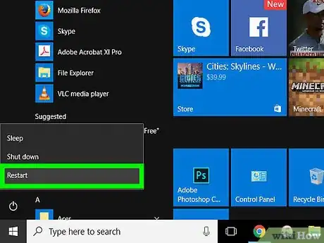 Imagen titulada Get Your Windows 10 Start Menu Back Step 6