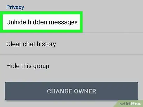 Imagen titulada Unhide Messages on Groupme on Android Step 5