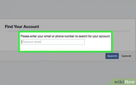 Imagen titulada Open Your Old Facebook Account Step 3