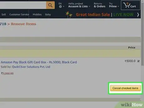 Imagen titulada Cancel an Amazon Gift Card Delivery Step 7
