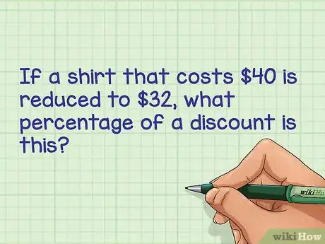Imagen titulada Work With Percentages of Increase and Decrease Step 1