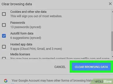 Imagen titulada Delete Autofill on Chrome on PC or Mac Step 6