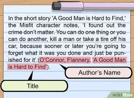 Imagen titulada Cite Short Stories in MLA Step 6