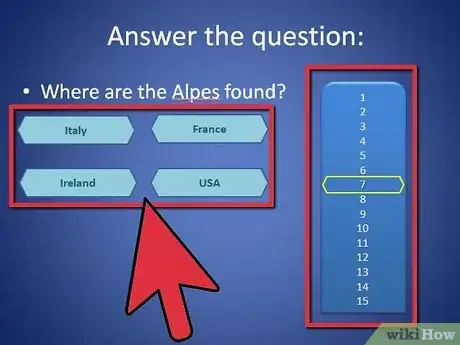 Imagen titulada Make a Who Wants to Be a Millionaire Game Using PowerPoint Step 5
