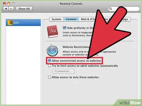 Imagen titulada Block and Unblock Internet Sites (On a Mac) Step 19