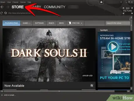 Imagen titulada Download PC Games with Steam Step 3