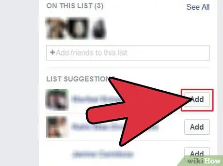 Imagen titulada Make Friends Lists on Facebook Step 4