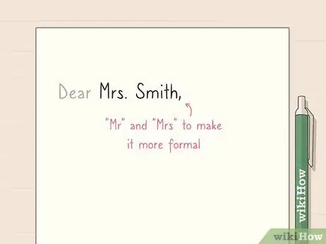 Imagen titulada Address a Letter to a Family Step 4