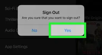 cerrar sesión en Netflix en un iPhone o iPad