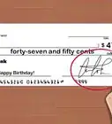 escribir un cheque con centavos