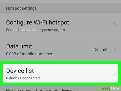 Imagen titulada View Who Is Connected to Your Hotspot on Android Step 4