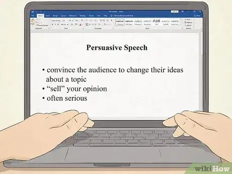 Imagen titulada Start a Speech Step 27