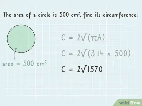 Imagen titulada Find the Circumference of a Circle Using Its Area Step 3