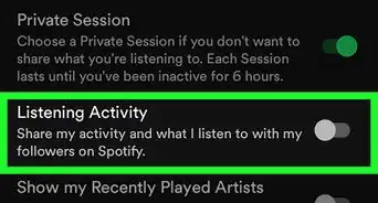 ocultar los artistas que escuchaste recientemente en Spotify en Android