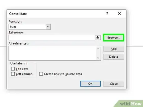 Imagen titulada Consolidate in Excel Step 9