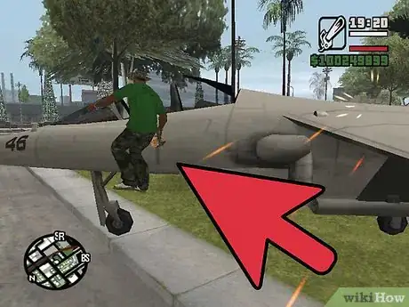 Imagen titulada Fly a Hydra Jet in San Andreas Step 2